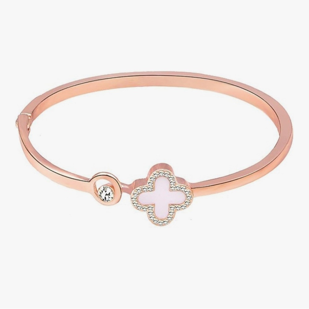 Chic Pink and Gold Bracelet